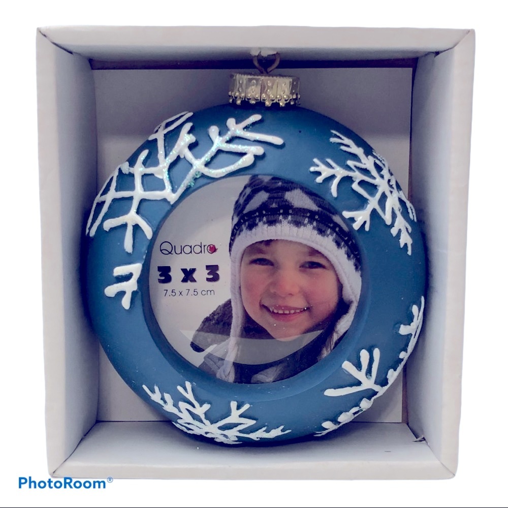 Large Picture Ornament Christmas Snowflake